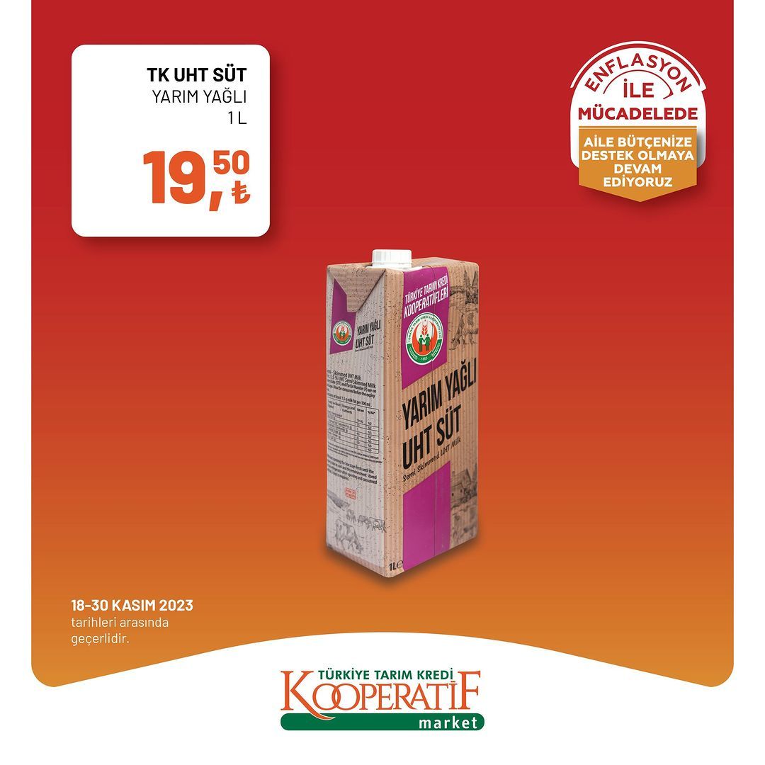Tarım Kredi Kooperatif Market'ten yeni indirimler! 12