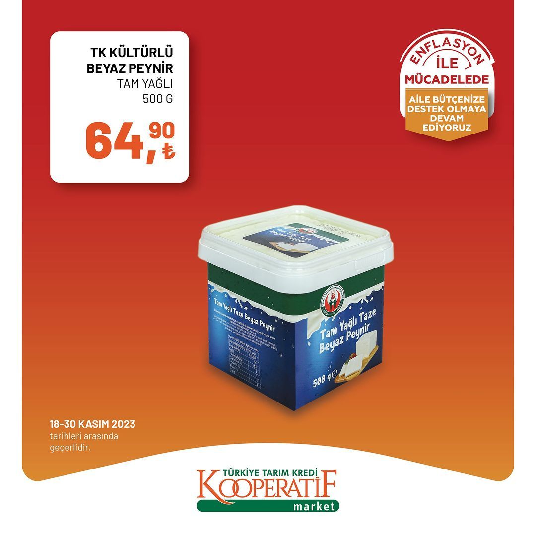 Tarım Kredi Kooperatif Market'ten yeni indirimler! 31