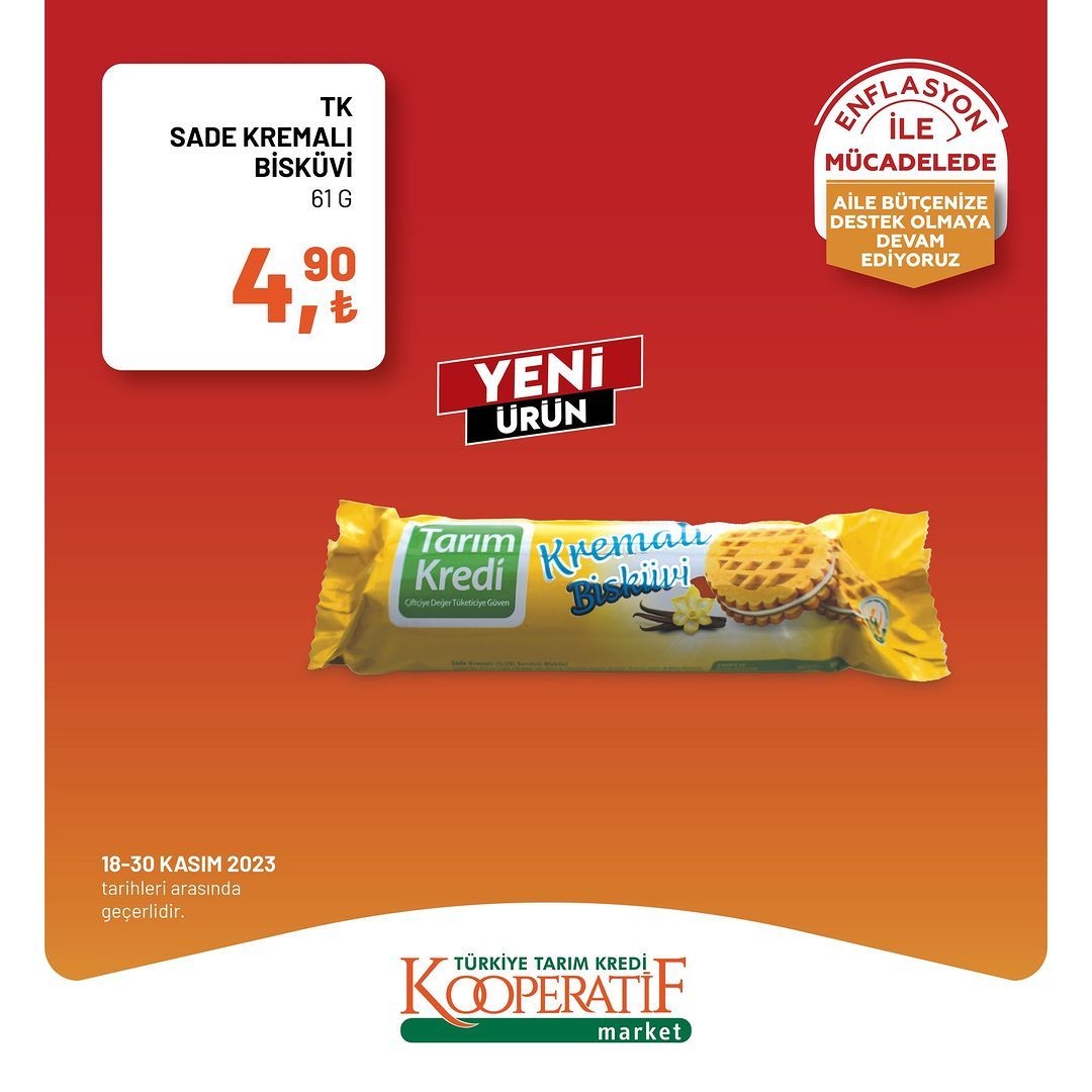 Tarım Kredi Kooperatif Market'ten yeni indirimler! 38