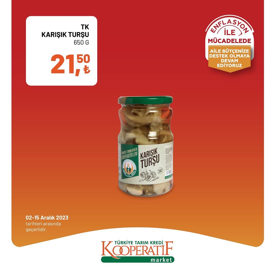 Tarım Kredi Market'te büyük Aralık ayı indirimi başladı 60