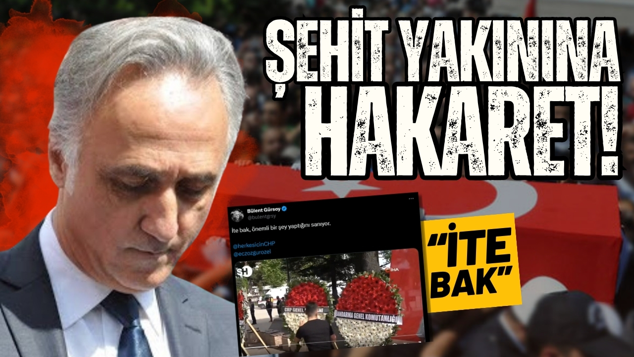 Türkiye şehitlerine ağlarken, şehit yakınına hakaret!