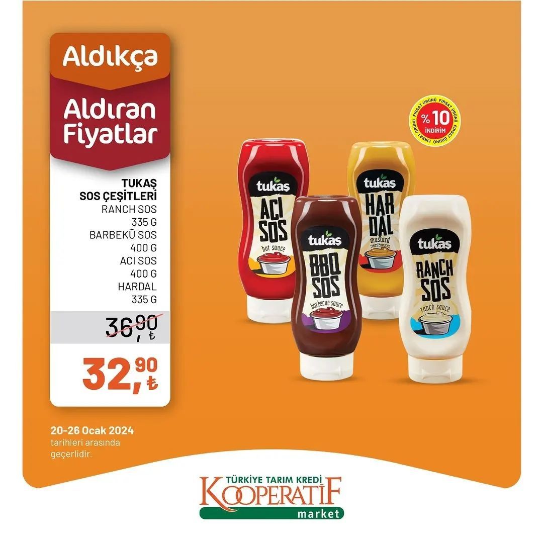Tarım Kredi Market'ten yılın ikinci dev indirimi! 15