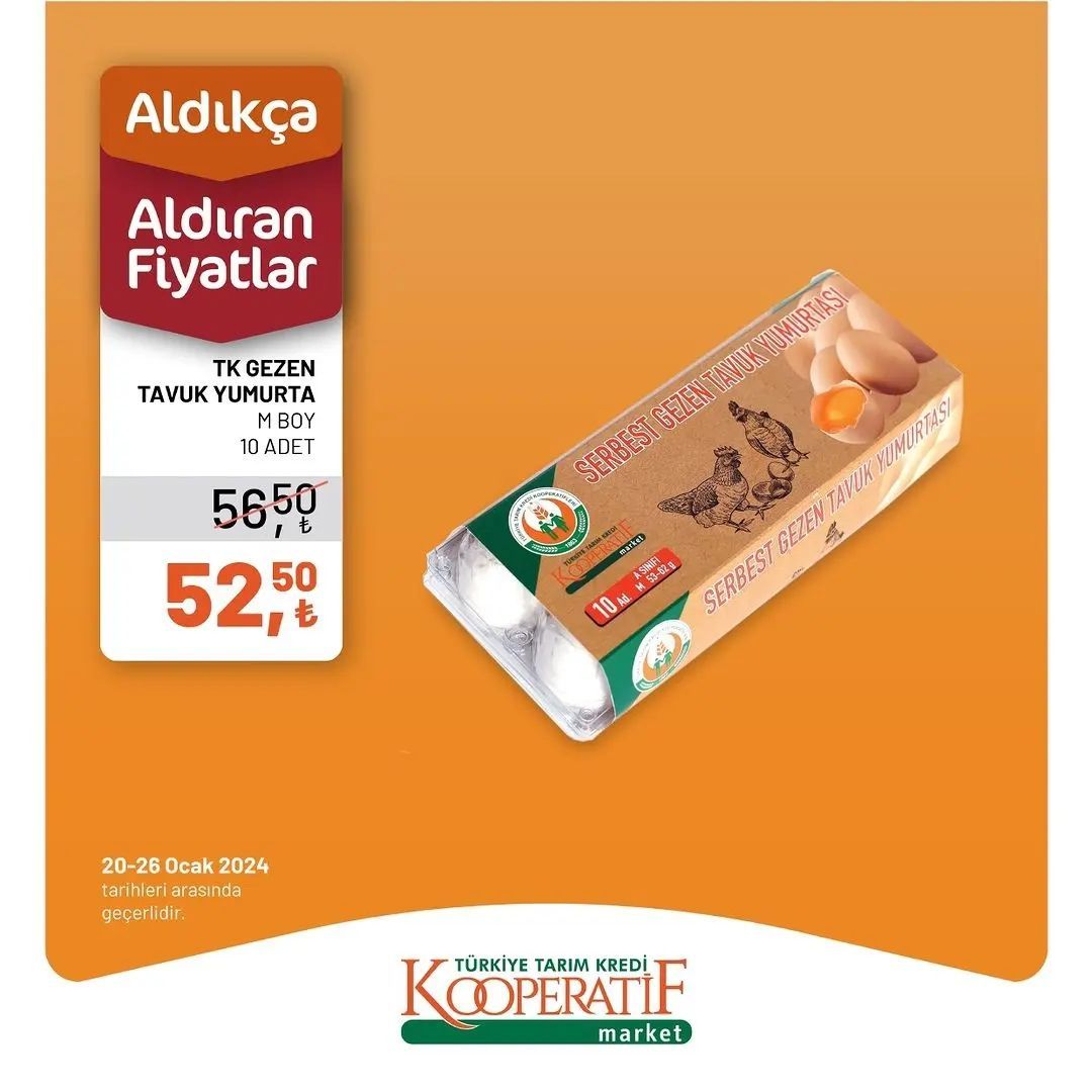 Tarım Kredi Market'ten yılın ikinci dev indirimi! 18