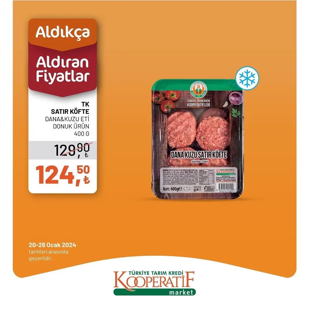 Tarım Kredi Market'ten yılın ikinci dev indirimi! 20