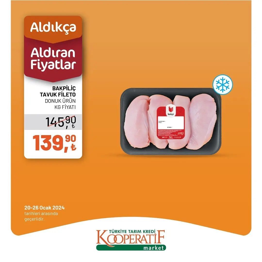 Tarım Kredi Market'ten yılın ikinci dev indirimi! 22