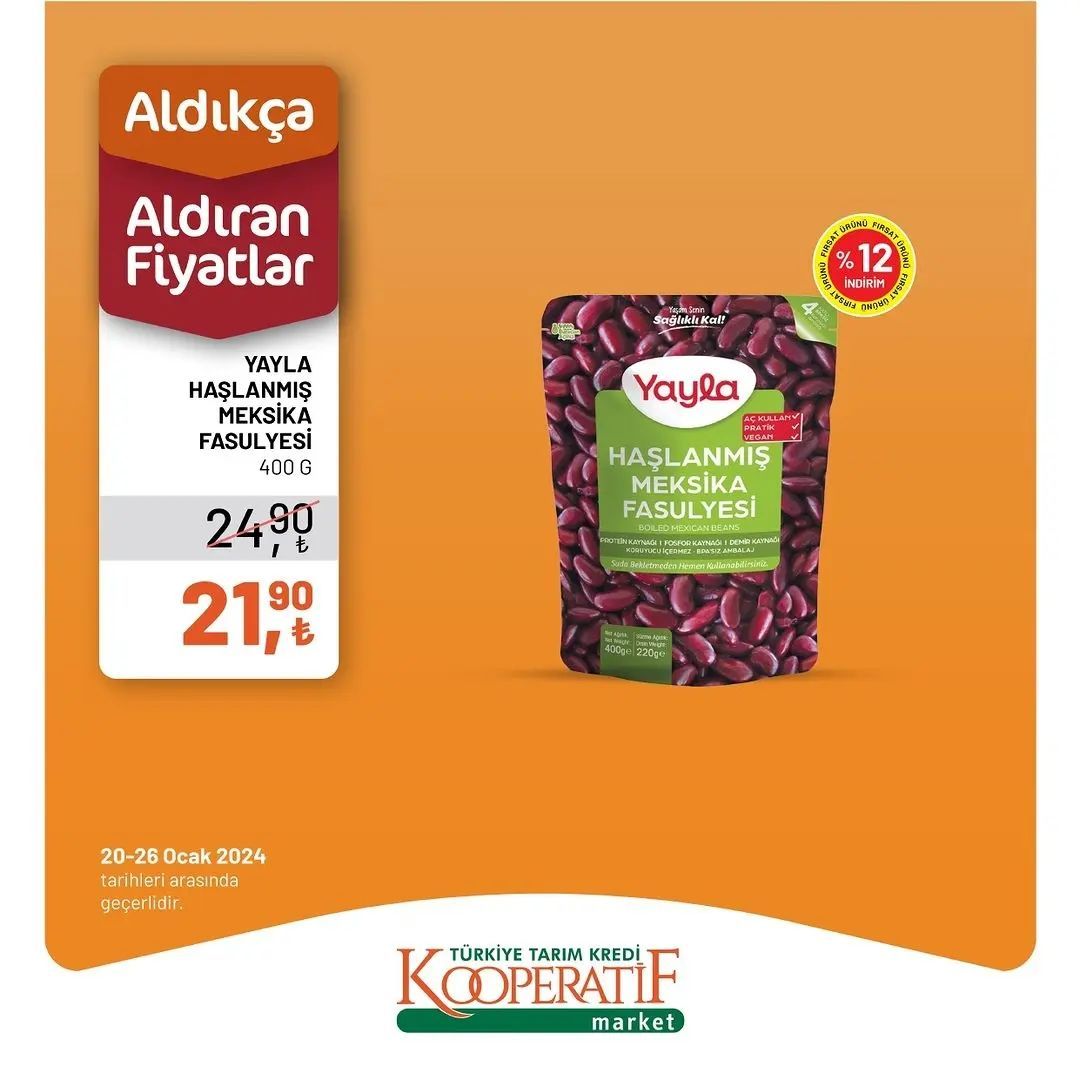 Tarım Kredi Market'ten yılın ikinci dev indirimi! 26