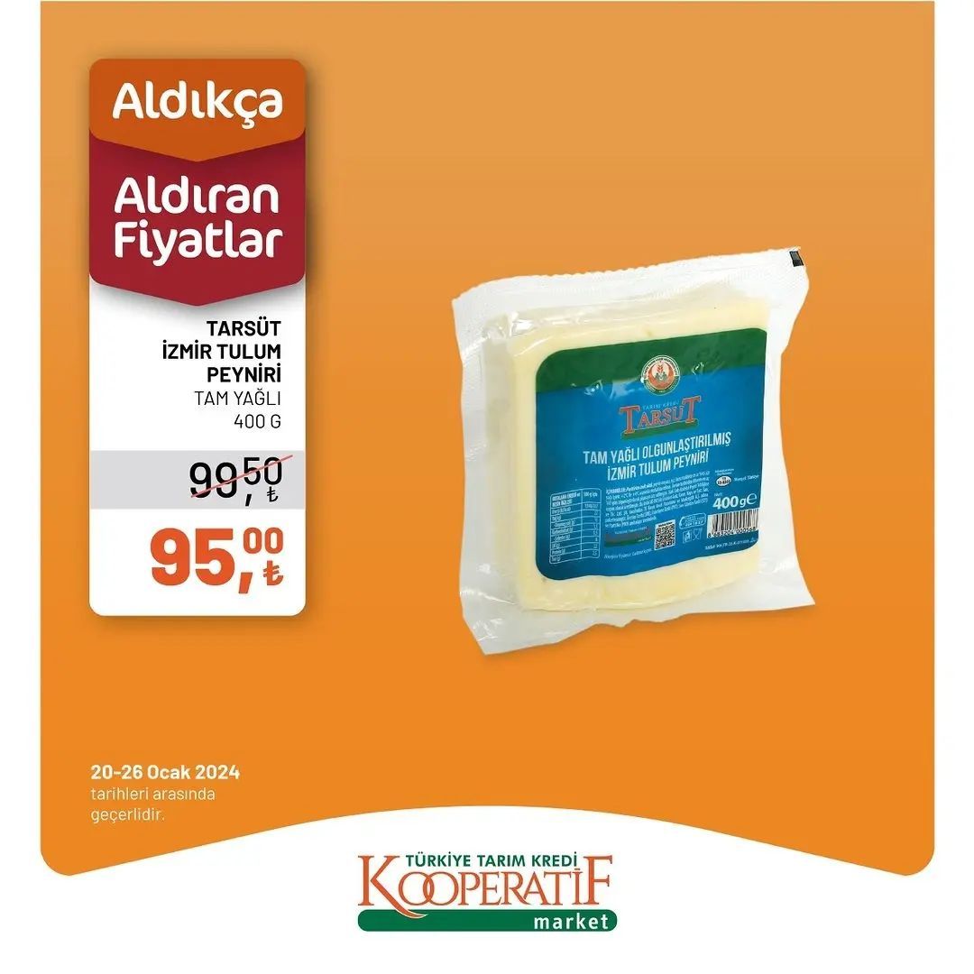 Tarım Kredi Market'ten yılın ikinci dev indirimi! 29