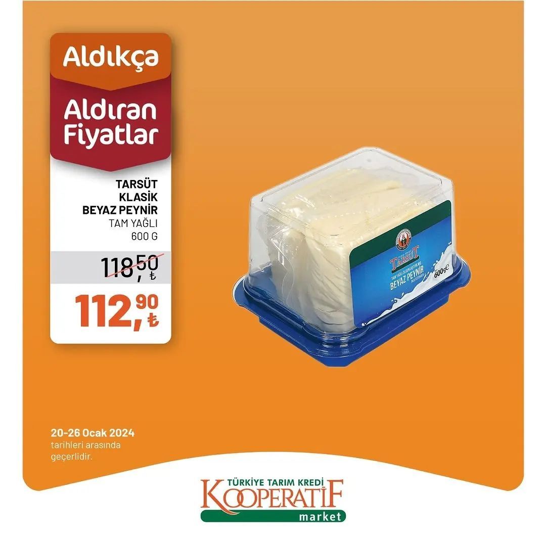 Tarım Kredi Market'ten yılın ikinci dev indirimi! 34