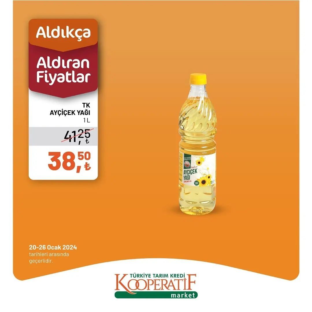 Tarım Kredi Market'ten yılın ikinci dev indirimi! 32
