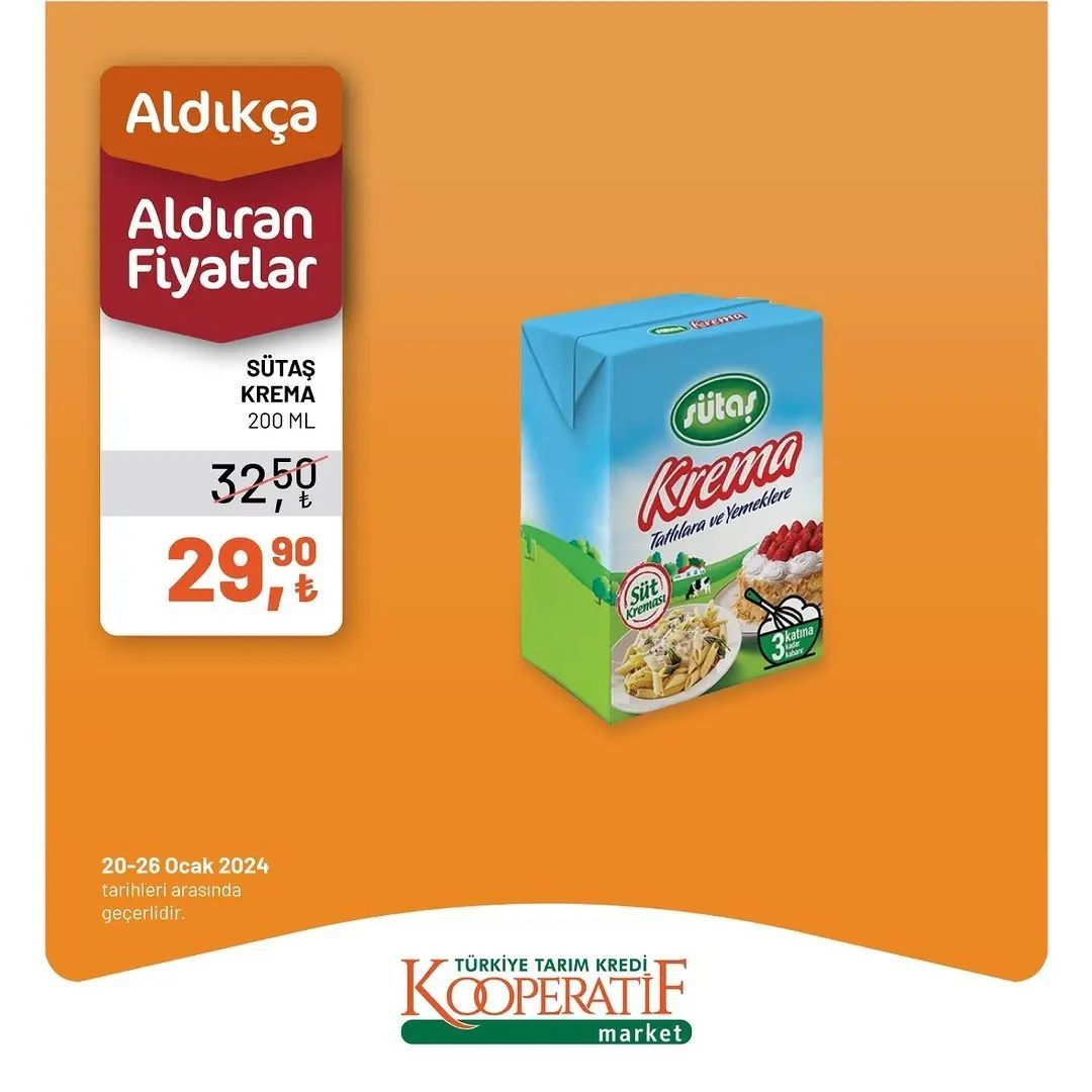 Tarım Kredi Market'ten yılın ikinci dev indirimi! 33