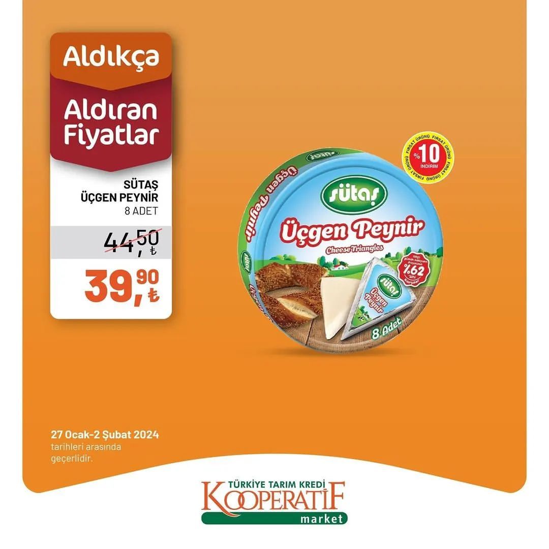 Tarım Kredi'den 40 üründe haftalık indirim! 1