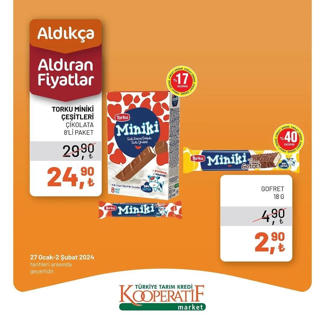 Tarım Kredi'den 40 üründe haftalık indirim! 5