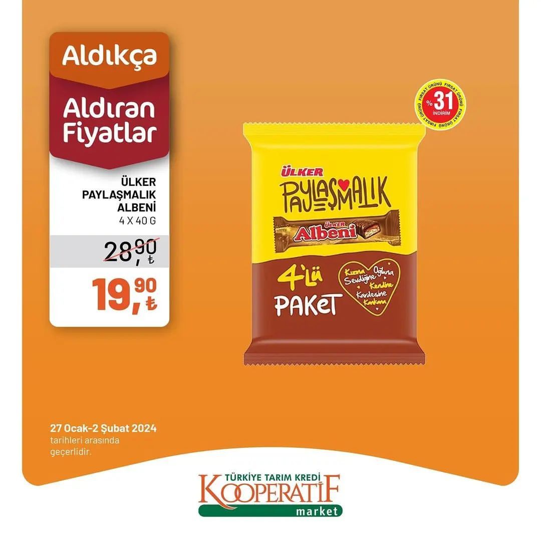 Tarım Kredi'den 40 üründe haftalık indirim! 7