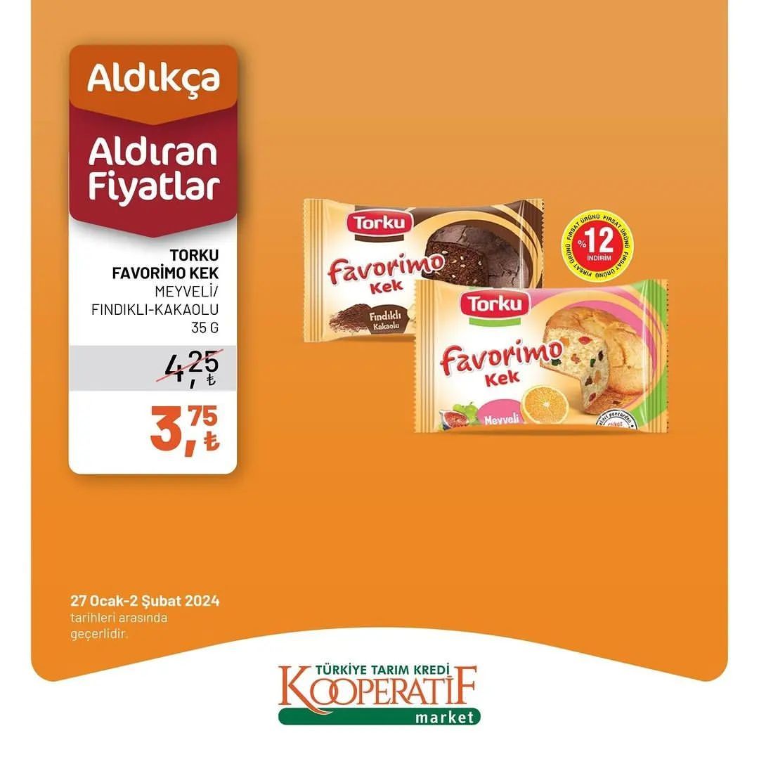 Tarım Kredi'den 40 üründe haftalık indirim! 8