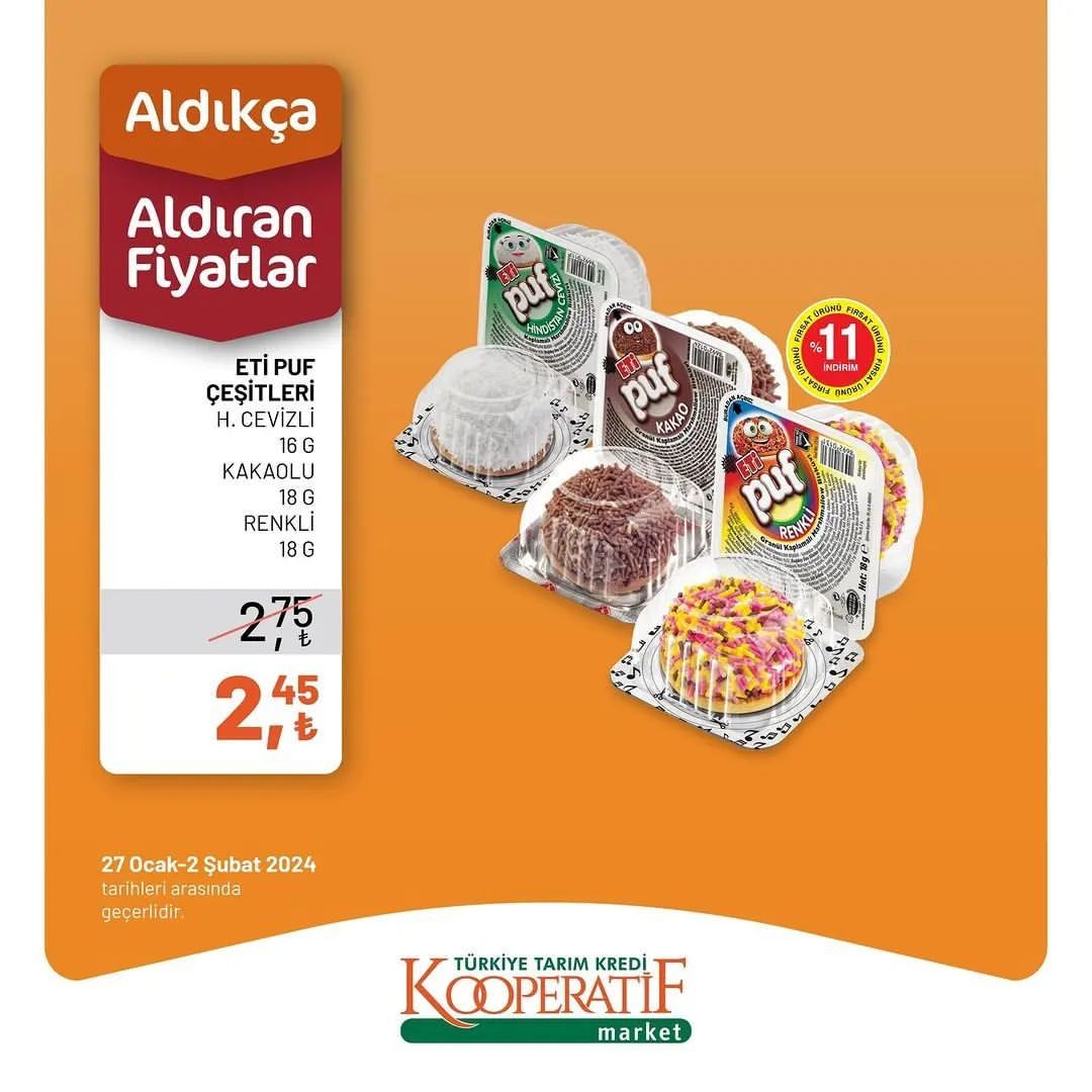 Tarım Kredi'den 40 üründe haftalık indirim! 11