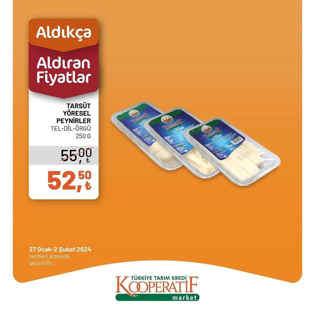 Tarım Kredi'den 40 üründe haftalık indirim! 15