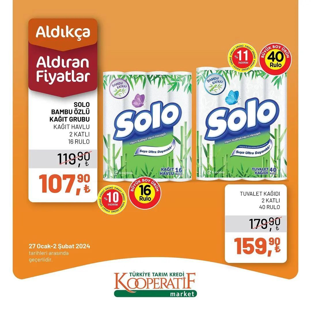 Tarım Kredi'den 40 üründe haftalık indirim! 23