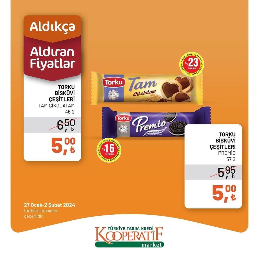 Tarım Kredi'den 40 üründe haftalık indirim! 25