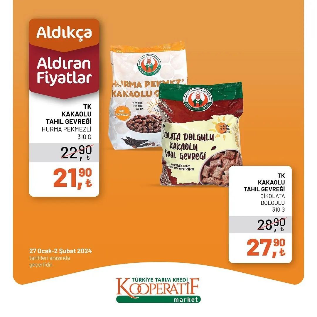 Tarım Kredi'den 40 üründe haftalık indirim! 28