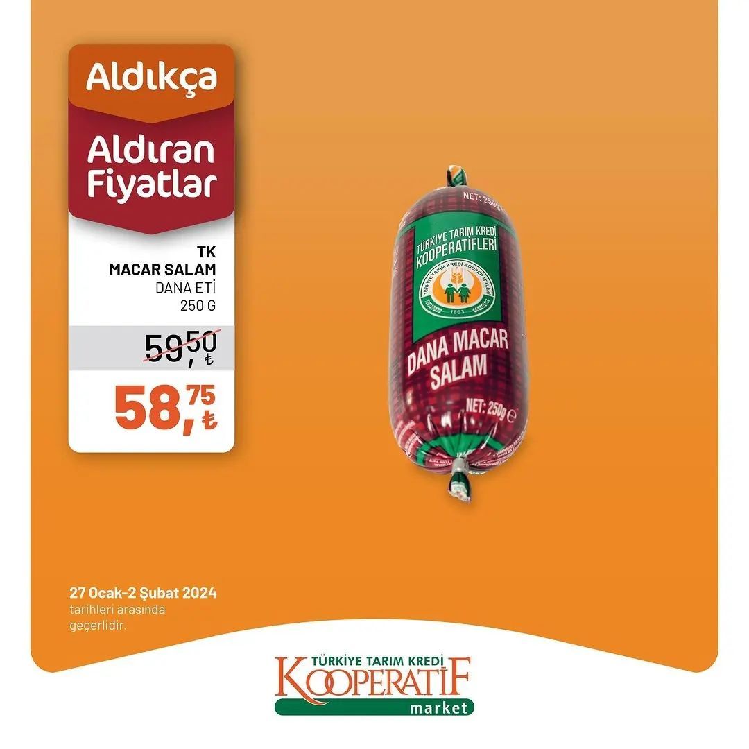 Tarım Kredi'den 40 üründe haftalık indirim! 34