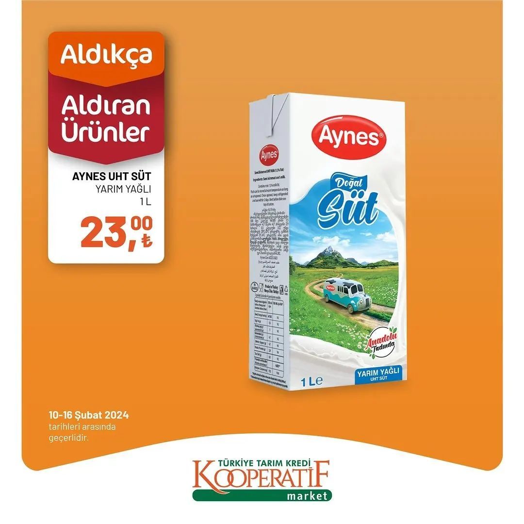 Tarım Kredi'den 40 üründe haftalık indirim! 2