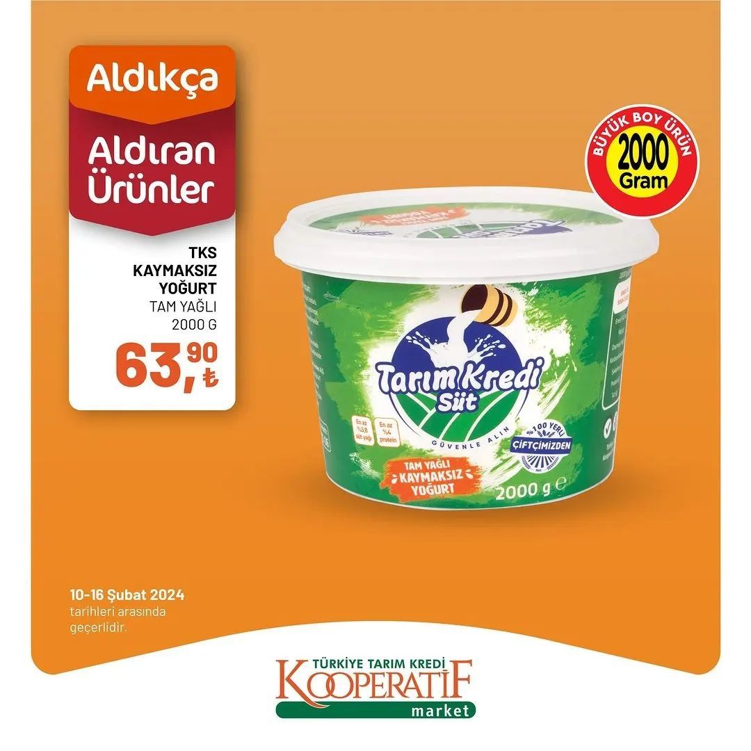 Tarım Kredi'den 40 üründe haftalık indirim! 3