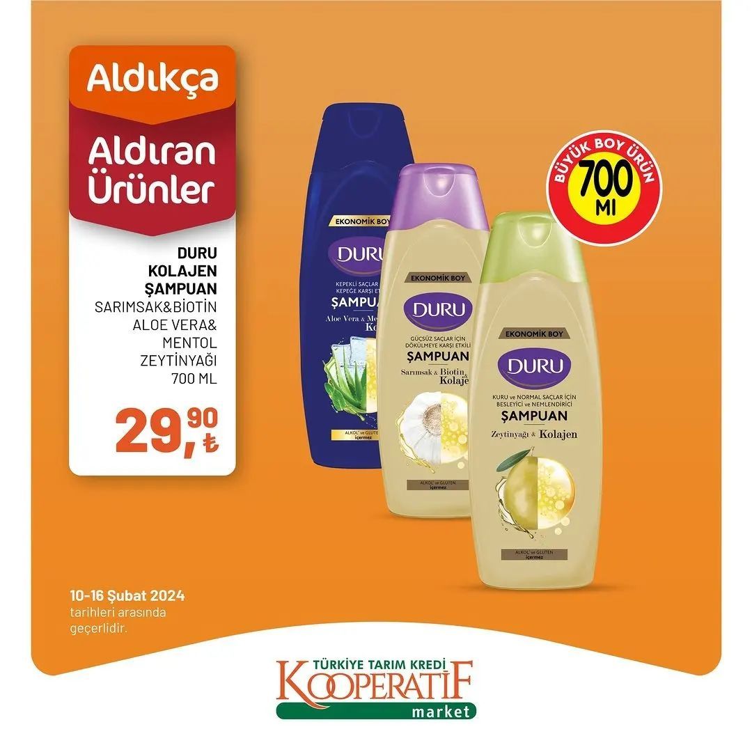 Tarım Kredi'den 40 üründe haftalık indirim! 14