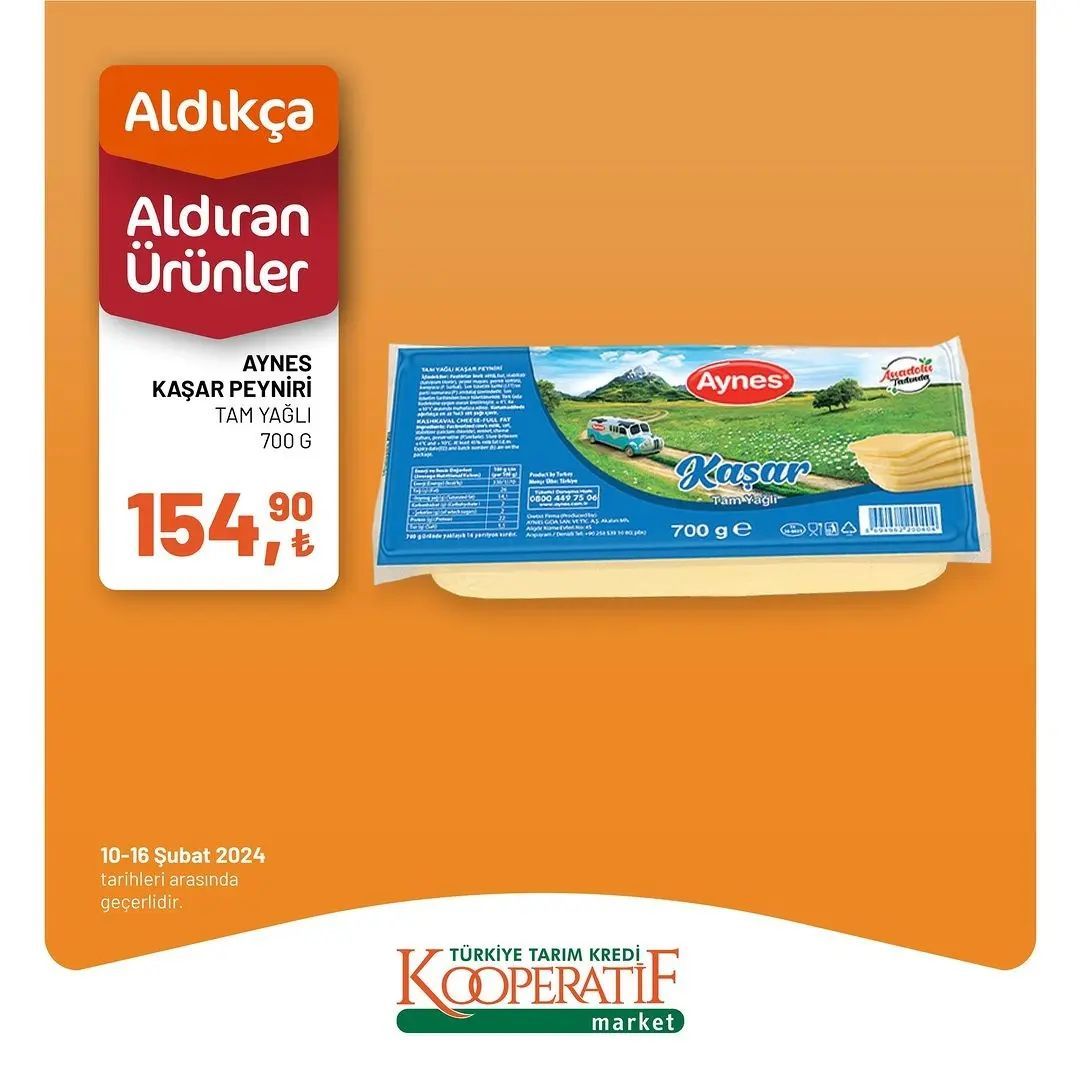 Tarım Kredi'den 40 üründe haftalık indirim! 20