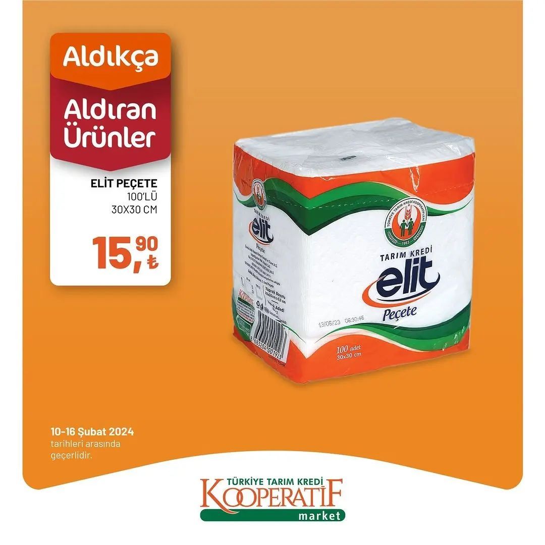 Tarım Kredi'den 40 üründe haftalık indirim! 22