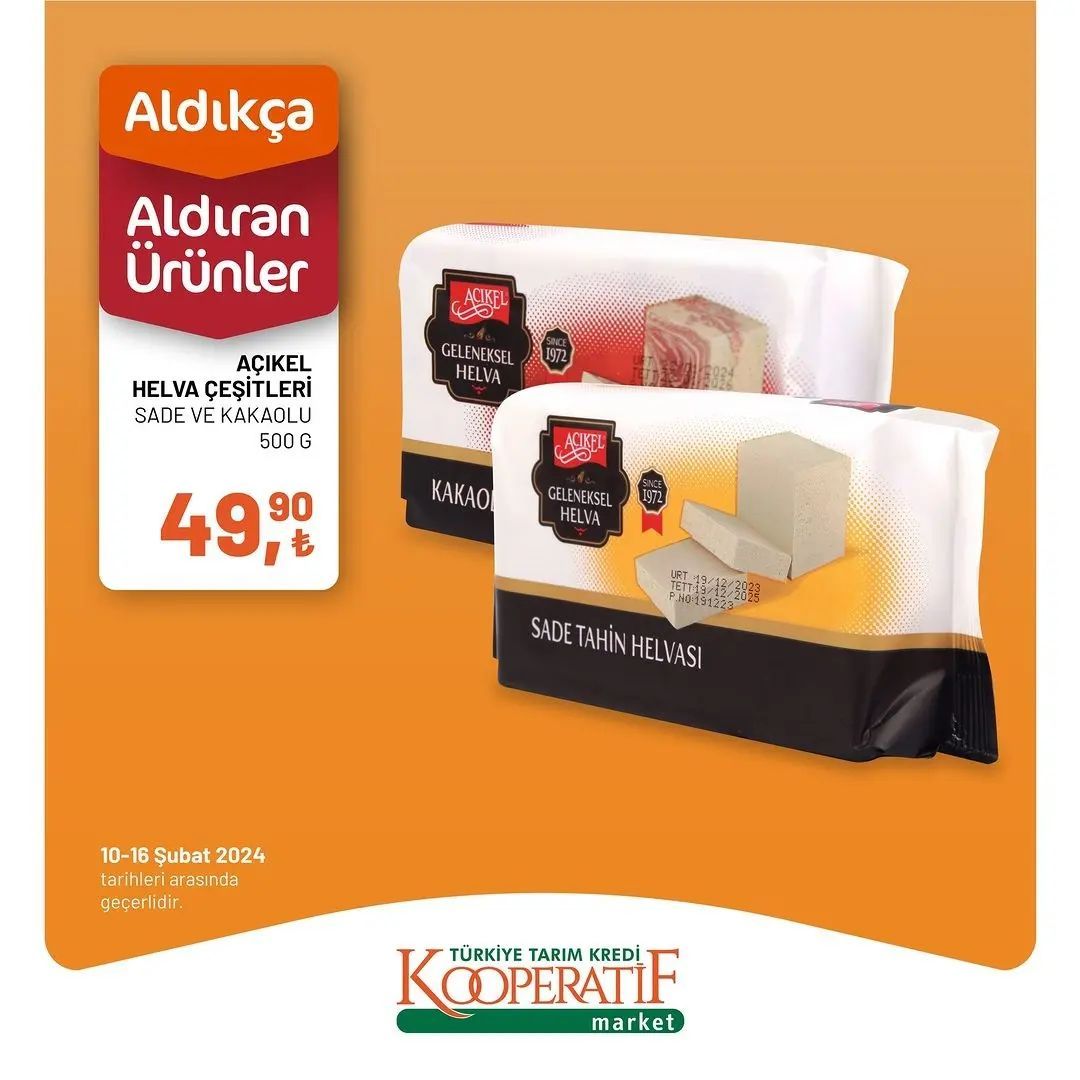 Tarım Kredi'den 40 üründe haftalık indirim! 27