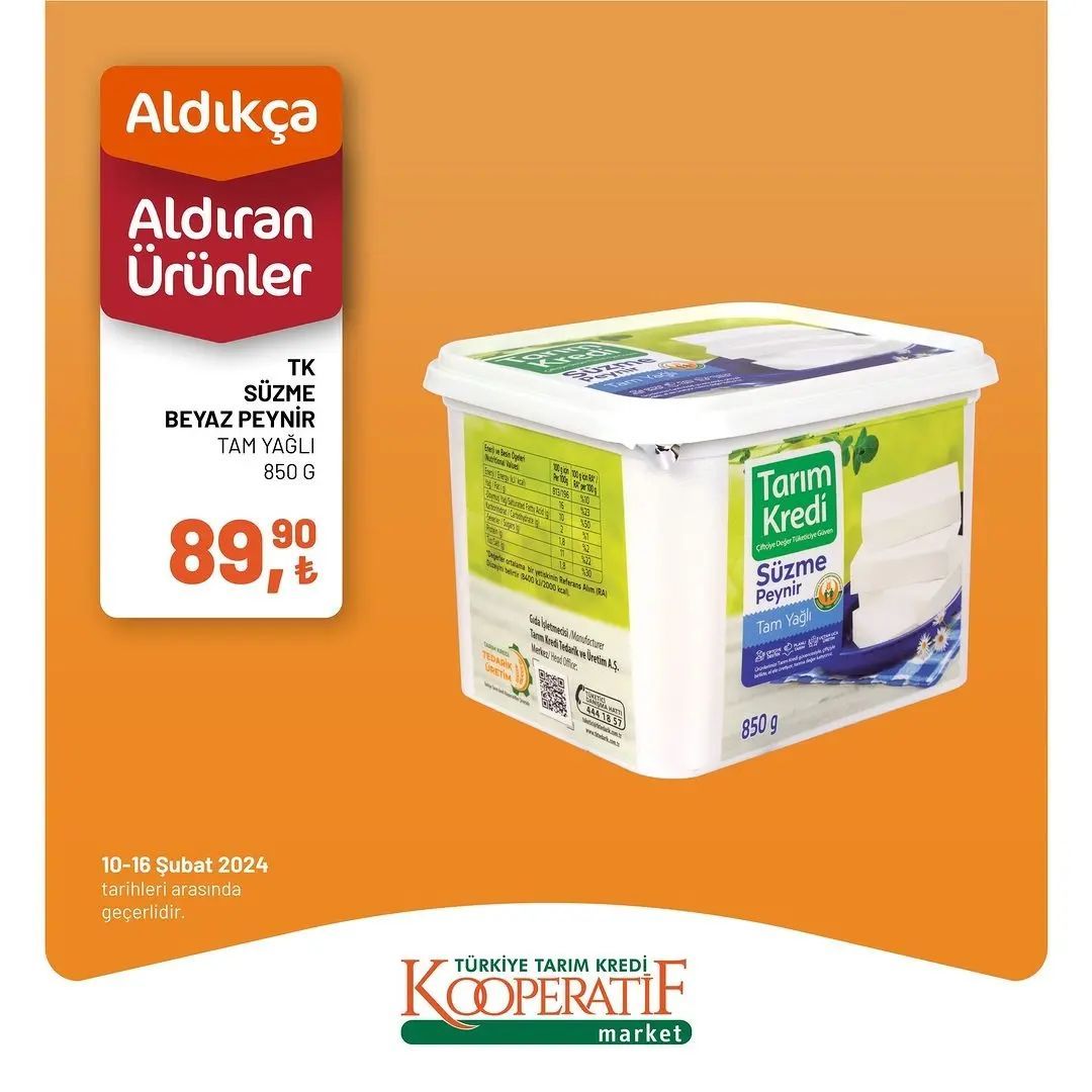 Tarım Kredi'den 40 üründe haftalık indirim! 33