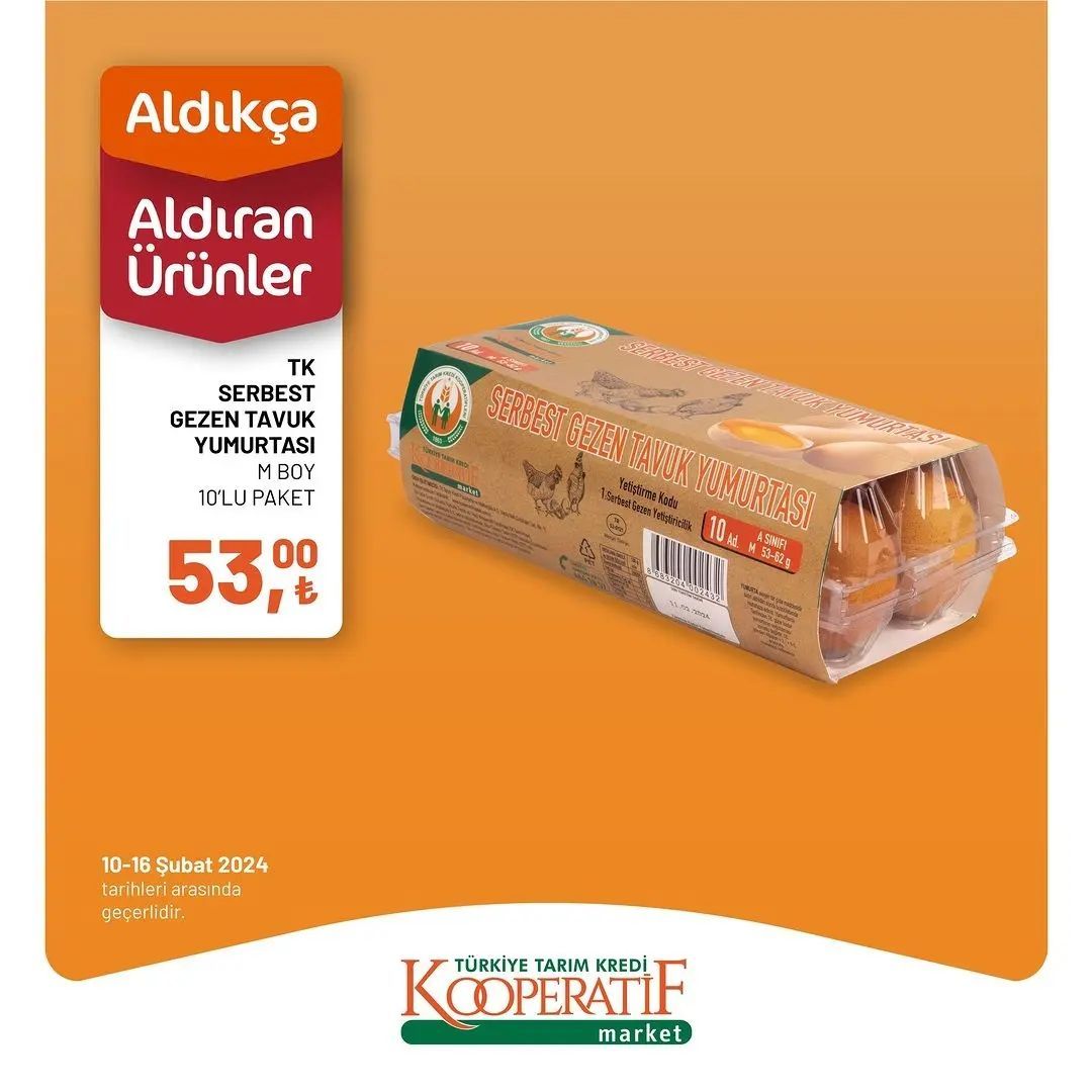 Tarım Kredi'den 40 üründe haftalık indirim! 39