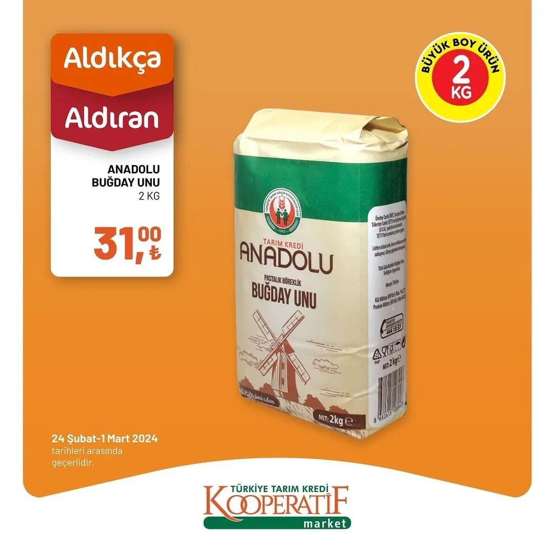 Tarım Kredi'den birçok üründe haftalık indirim! 1