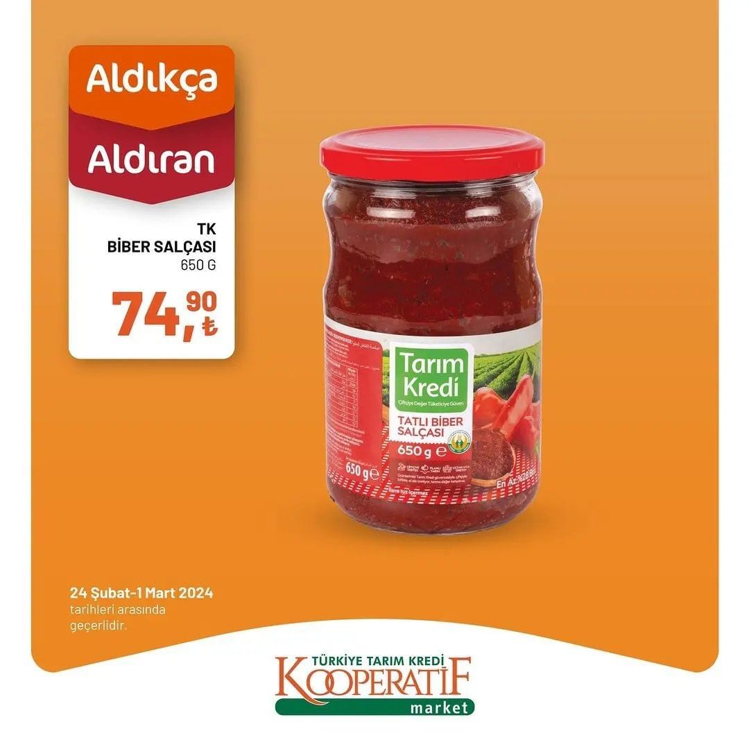 Tarım Kredi'den birçok üründe haftalık indirim! 6