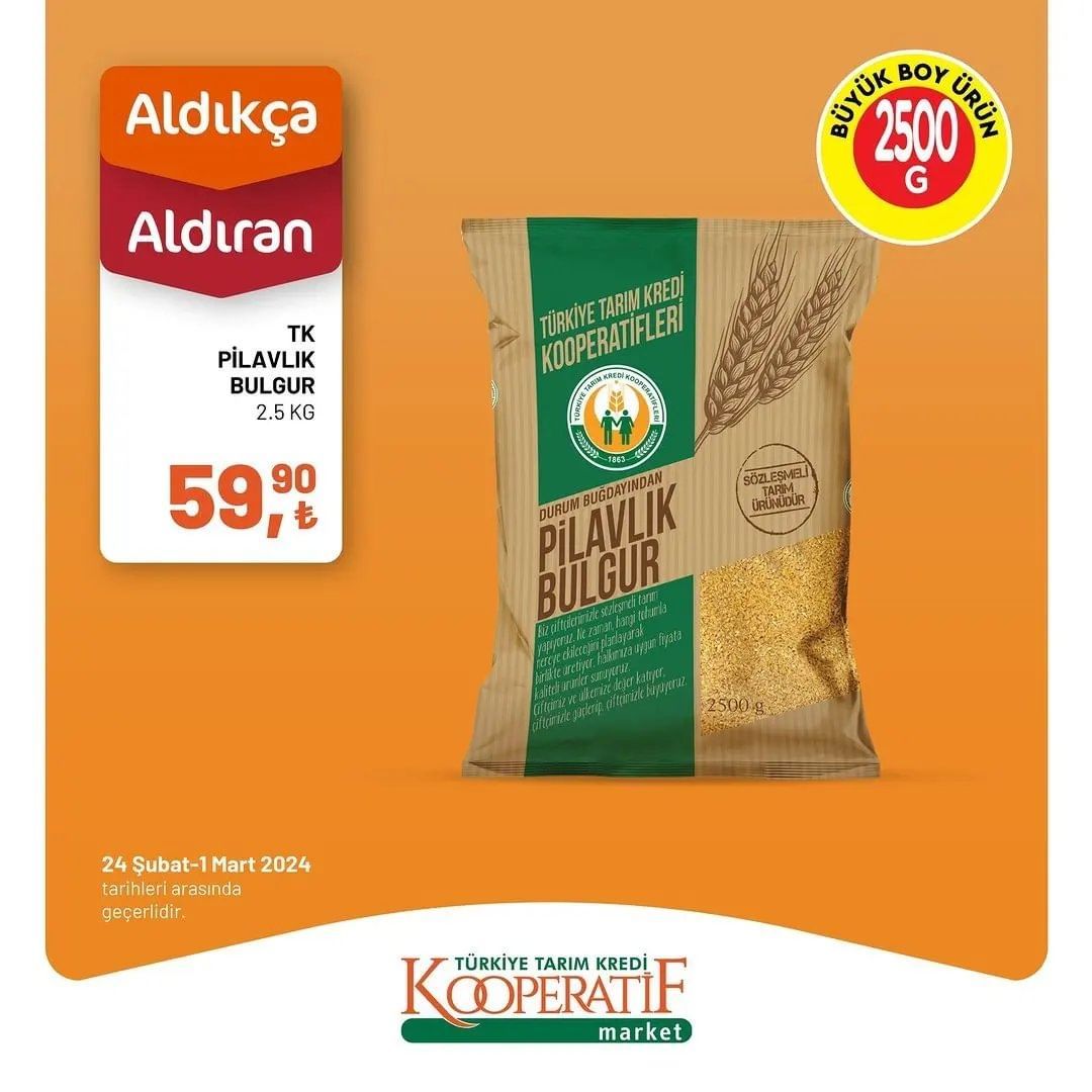 Tarım Kredi'den birçok üründe haftalık indirim! 9