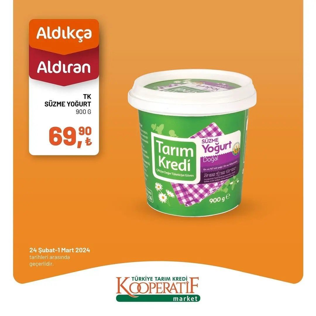 Tarım Kredi'den birçok üründe haftalık indirim! 10