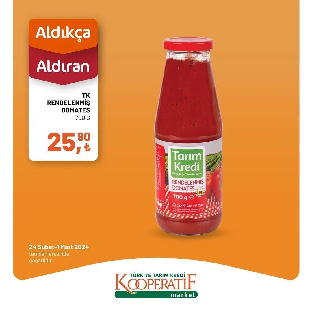 Tarım Kredi'den birçok üründe haftalık indirim! 21