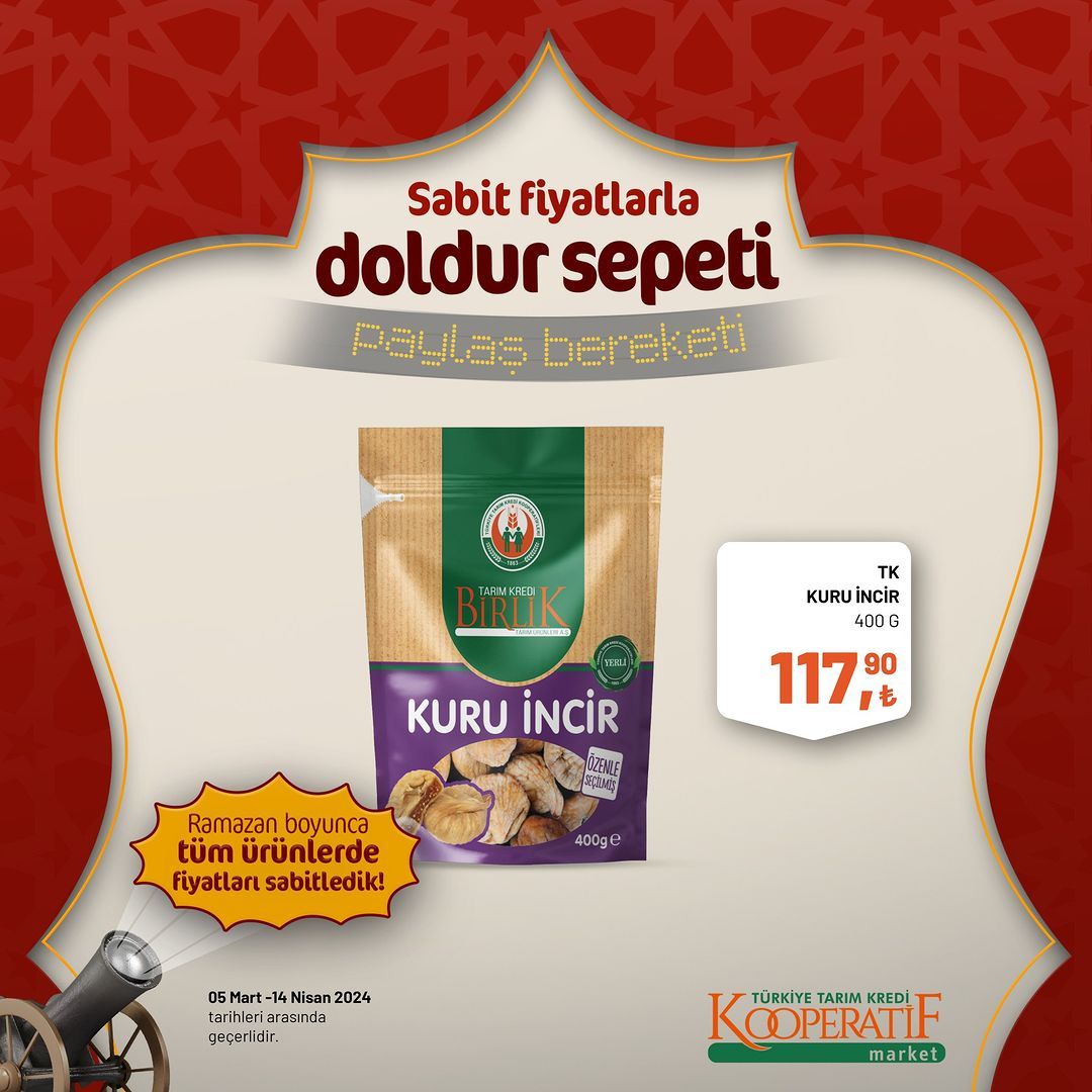 Tarım Kredi Market'lerde dev Ramazan indirimi! 45