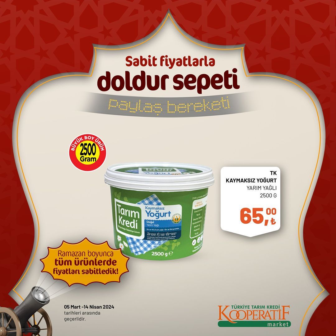 Tarım Kredi Market'lerde dev Ramazan indirimi! 76