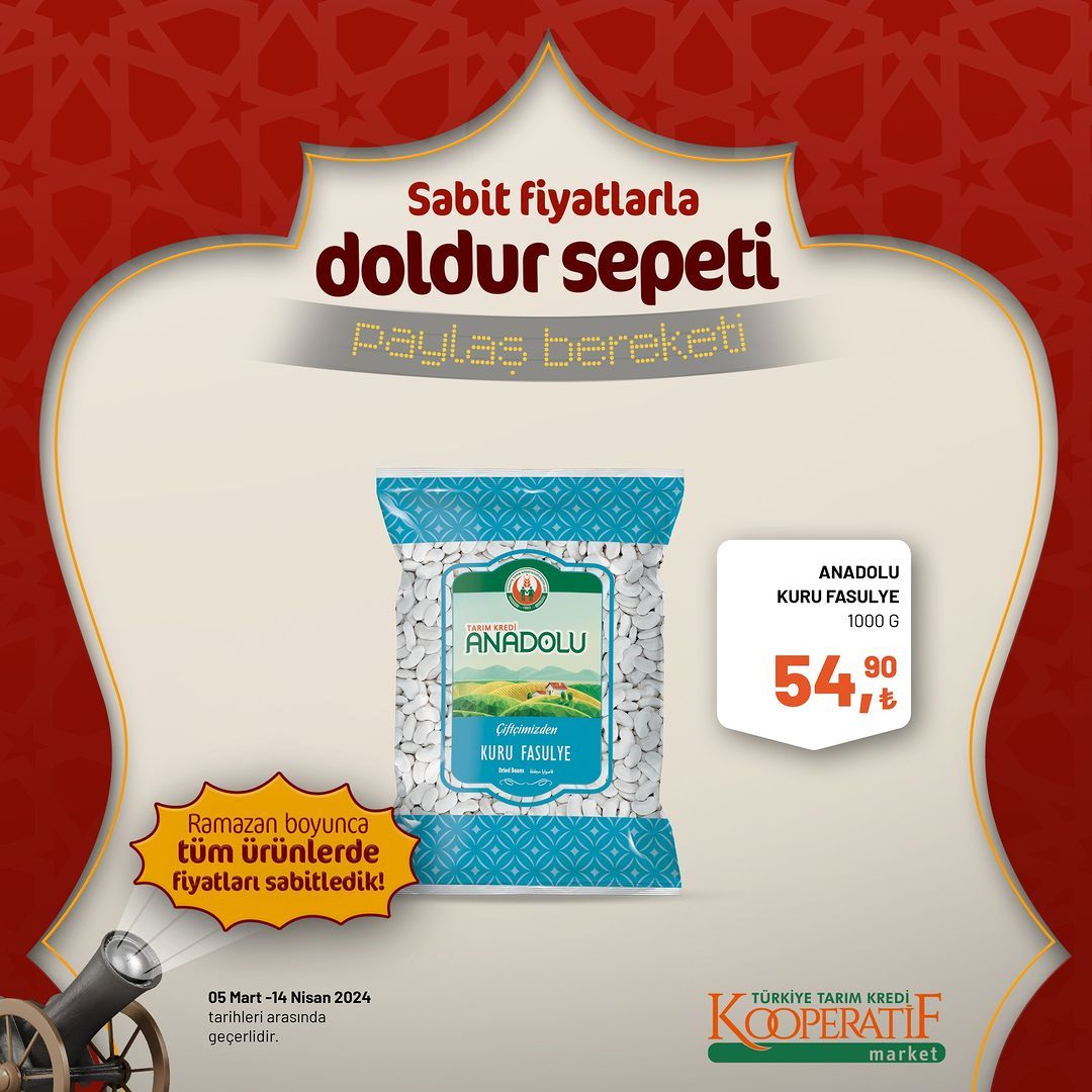 Tarım Kredi Market'lerde dev Ramazan indirimi! 94