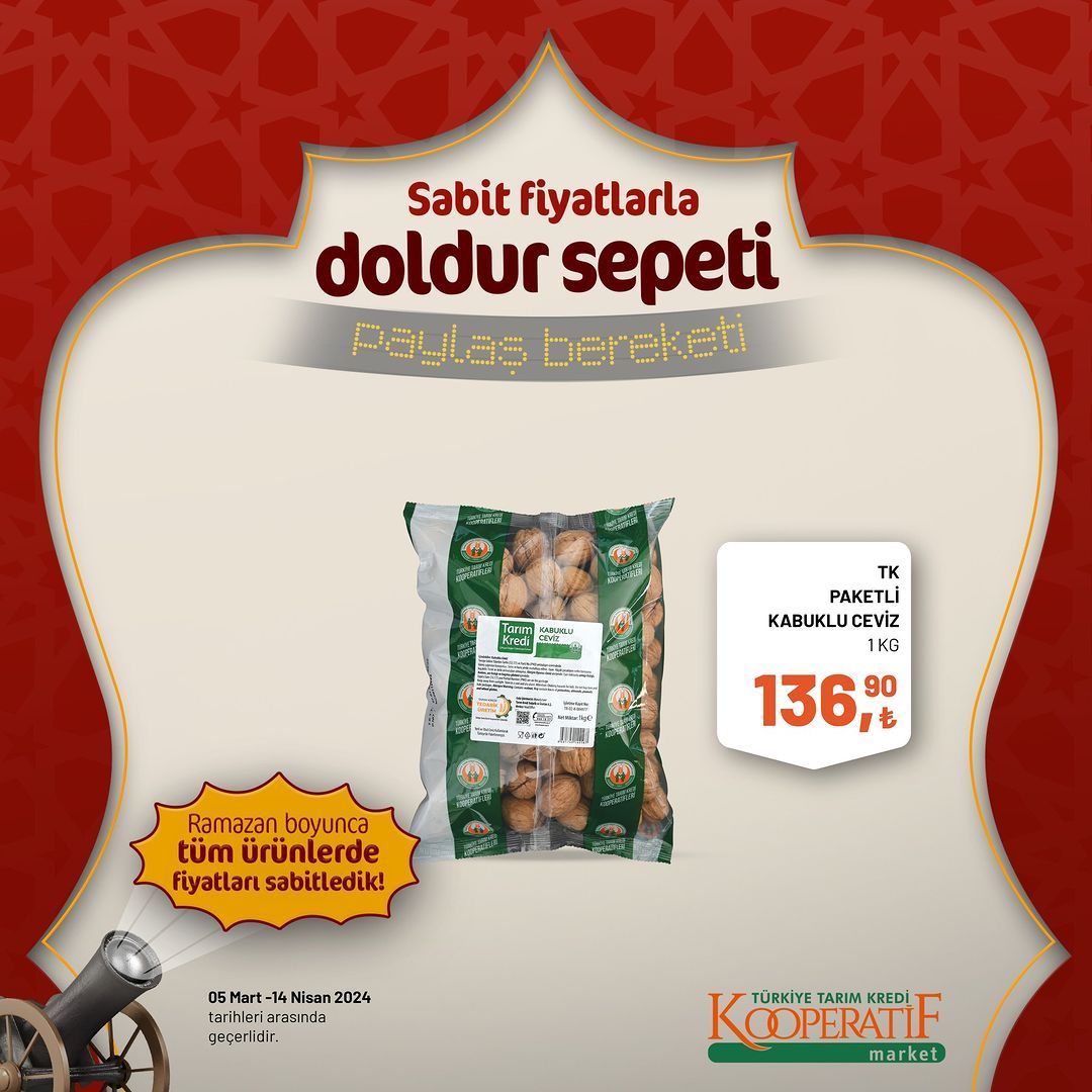 Tarım Kredi Market'lerde dev Ramazan indirimi! 49
