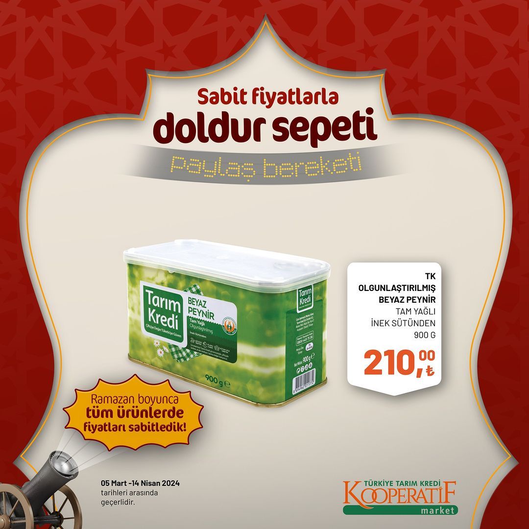 Tarım Kredi Market'lerde dev Ramazan indirimi! 70