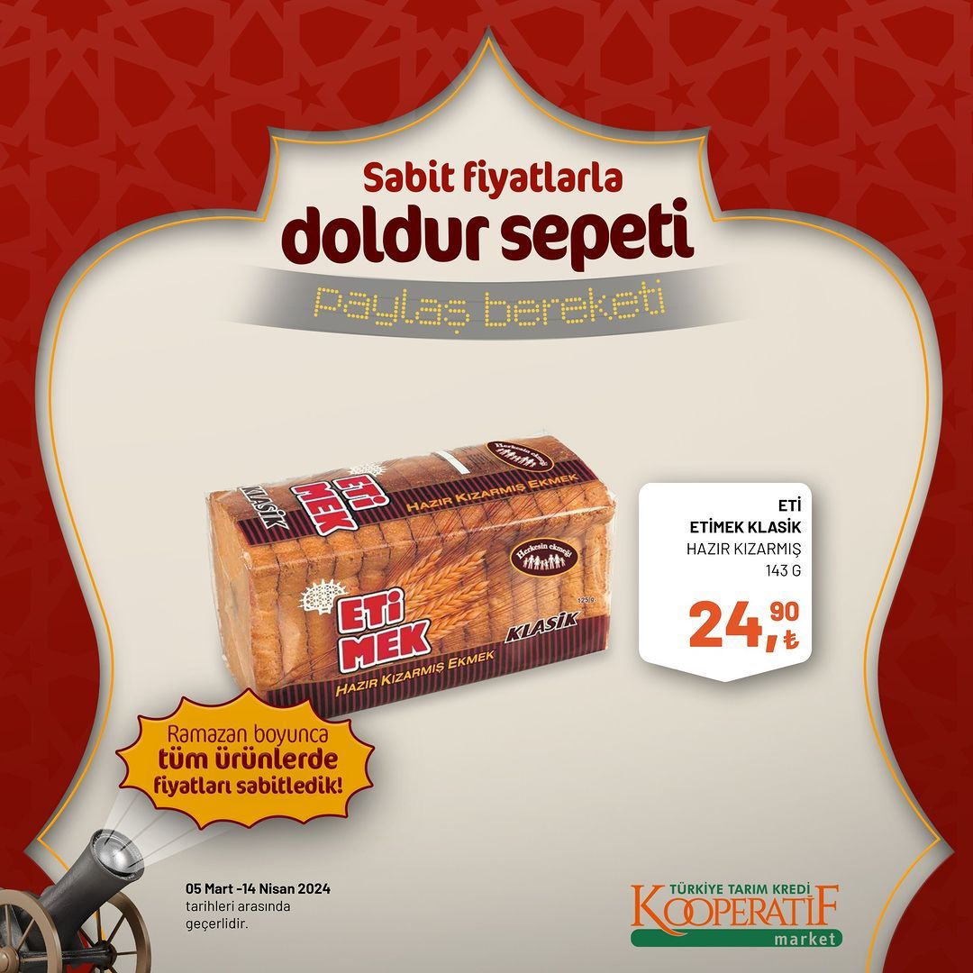 Tarım Kredi Market'lerde dev Ramazan indirimi! 24