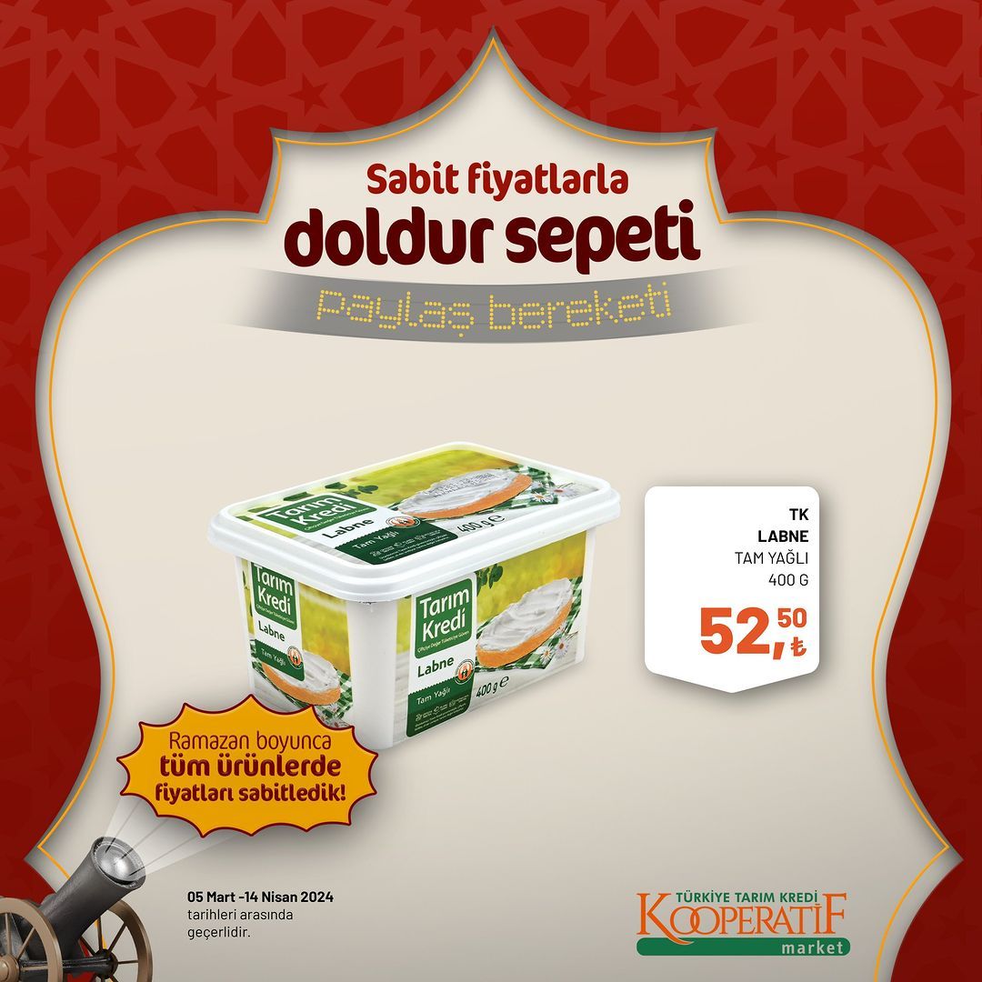 Tarım Kredi Market'lerde dev Ramazan indirimi! 63