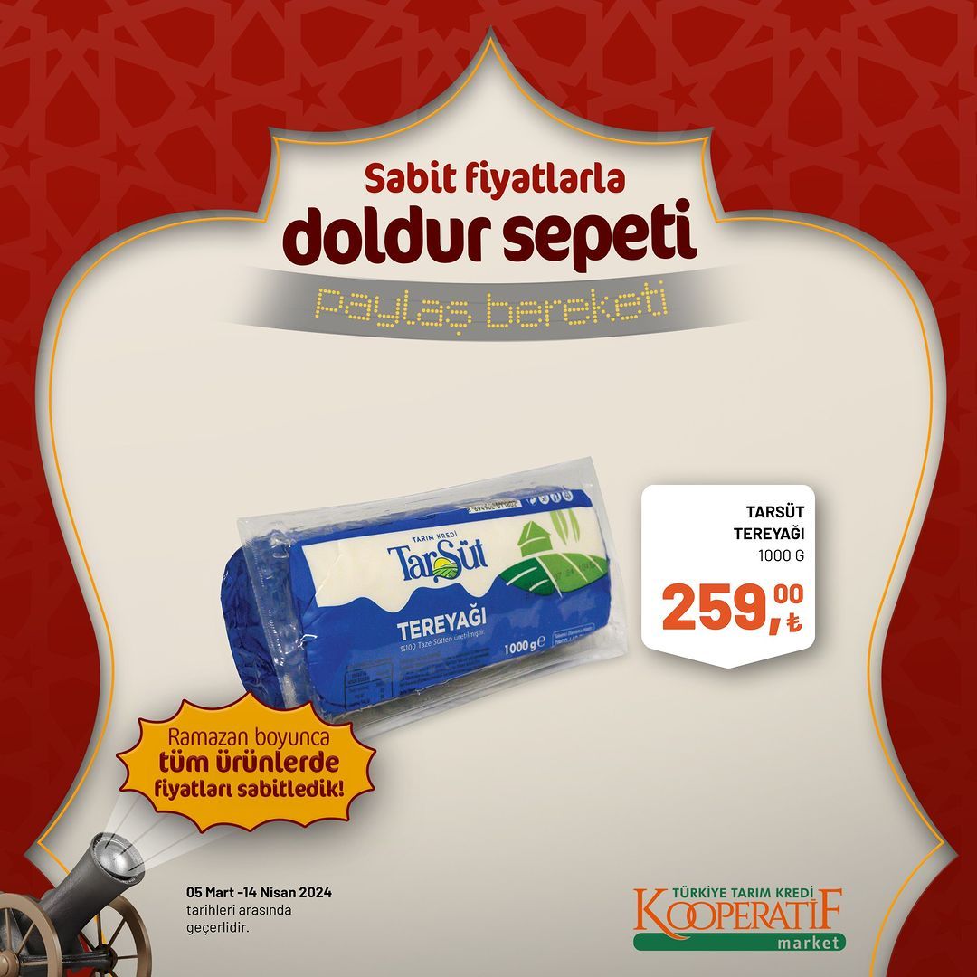 Tarım Kredi Market'lerde dev Ramazan indirimi! 72