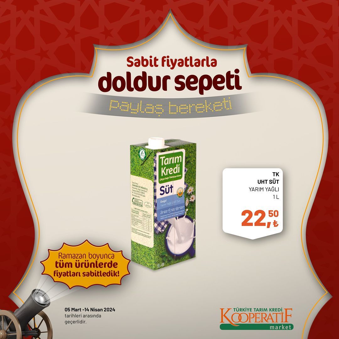 Tarım Kredi Market'lerde dev Ramazan indirimi! 75