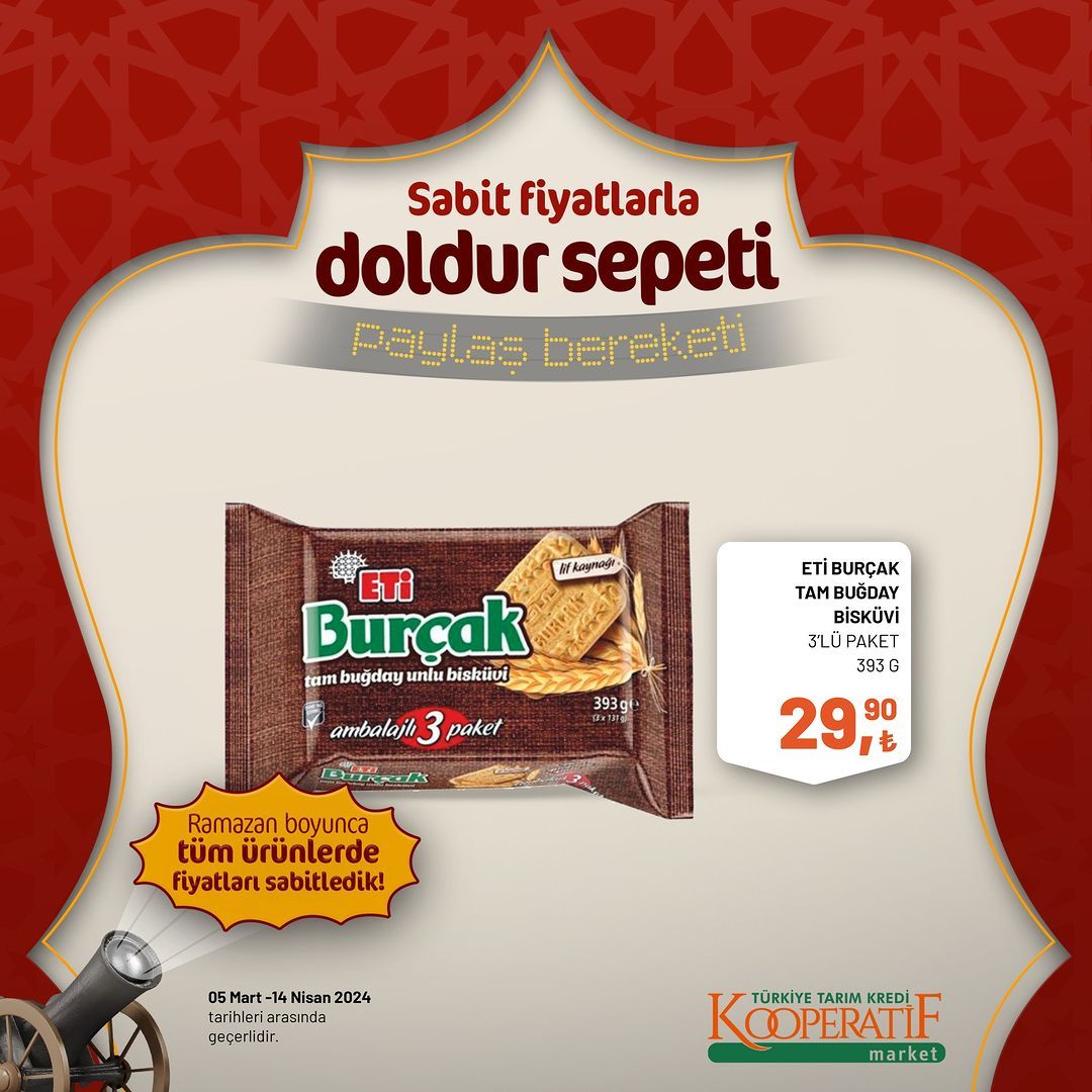 Tarım Kredi Market'lerde dev Ramazan indirimi! 25