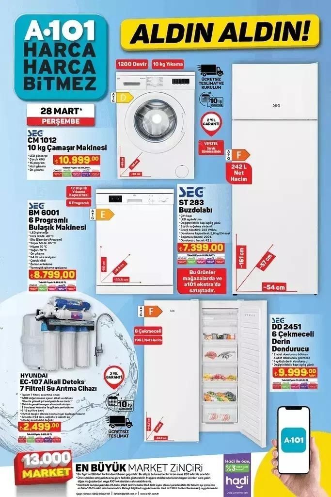 A 101’in 28 Mart 2024 Kataloğu Yayınlandı! A 101’de bu hafta neler var? 4