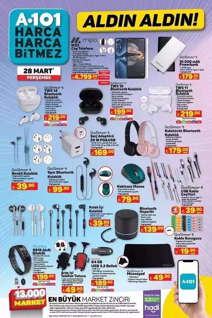 A 101’in 28 Mart 2024 Kataloğu Yayınlandı! A 101’de bu hafta neler var? 6