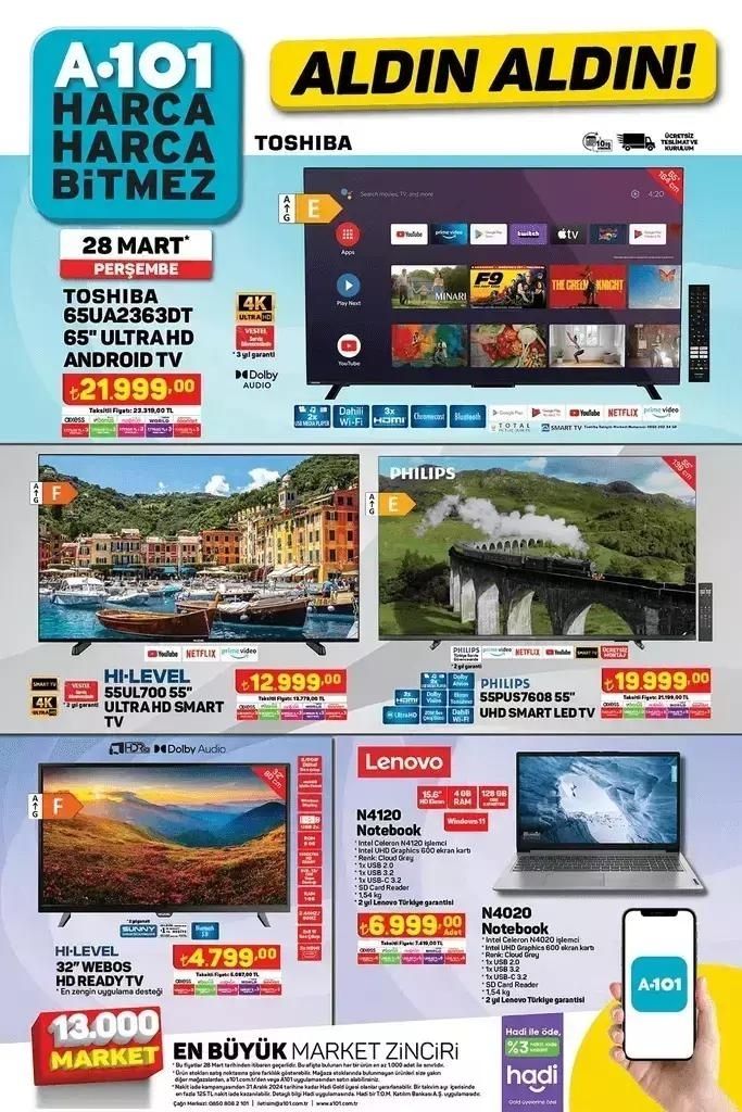 A 101’in 28 Mart 2024 Kataloğu Yayınlandı! A 101’de bu hafta neler var? 3